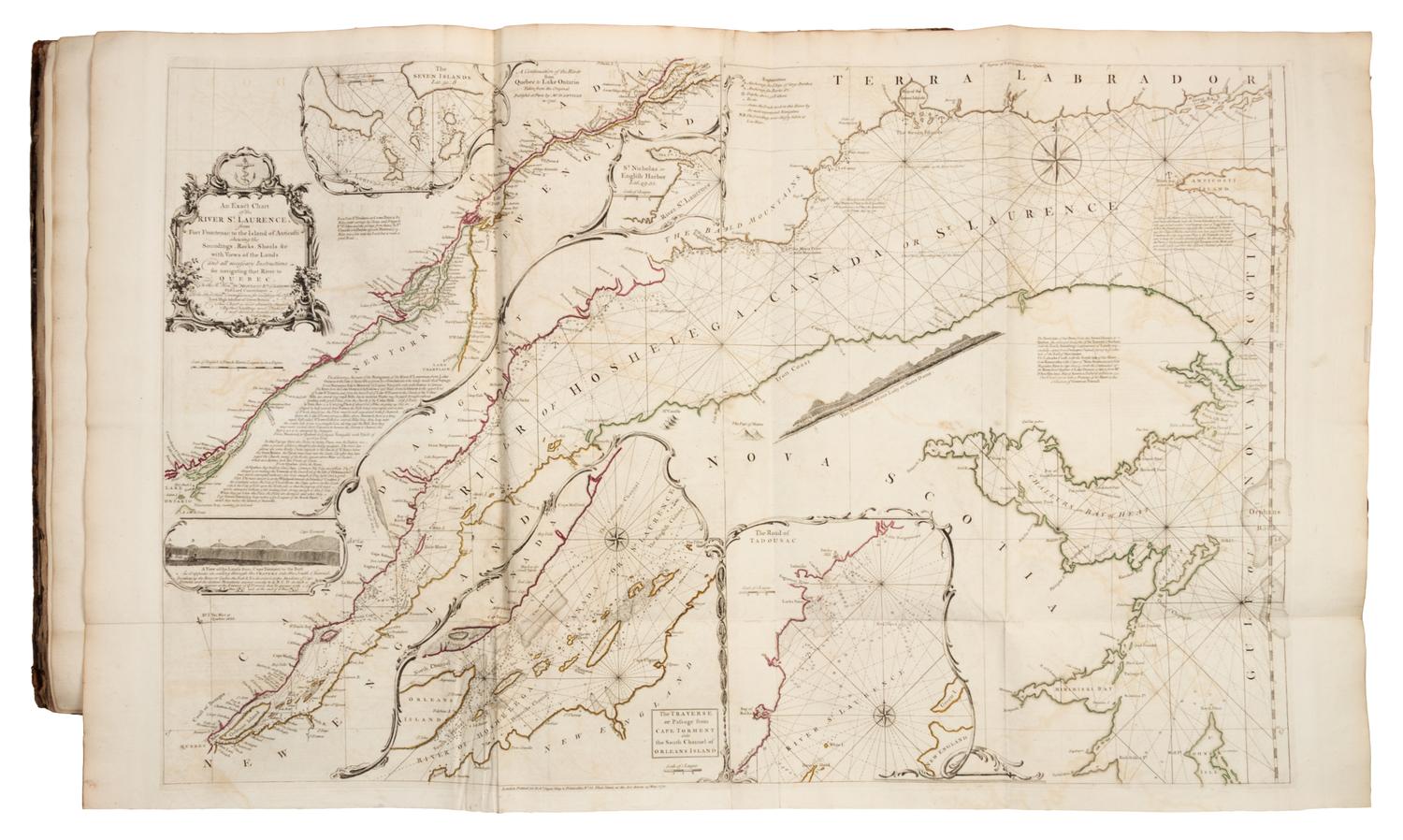 KITCHIN, Thomas (1718-1784). A General Atlas, Describing the Whole Universe. London: Robert Sayer, 1773.