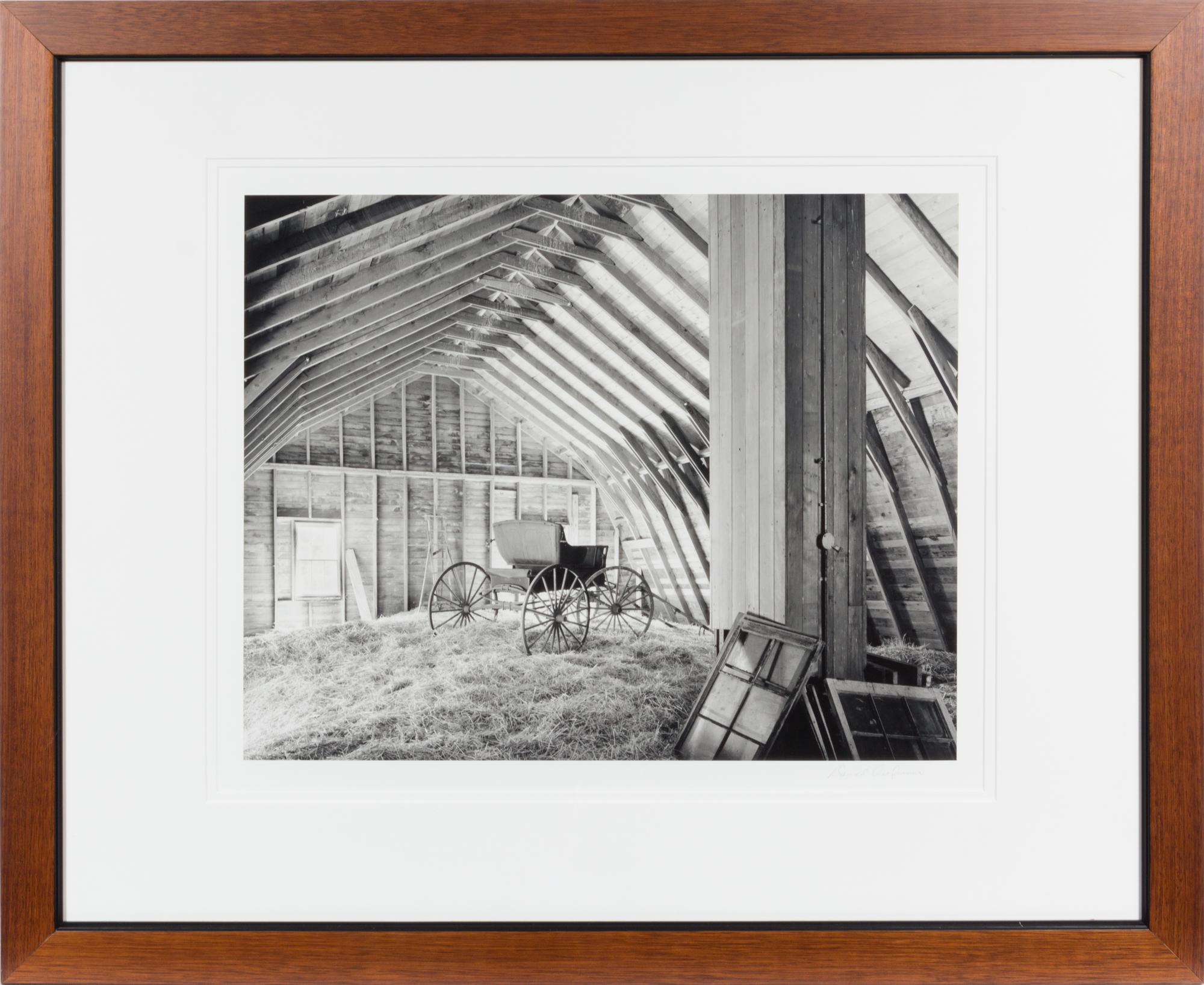 Daniel B. Anderson, (20th century), Buggy in Straw Loft