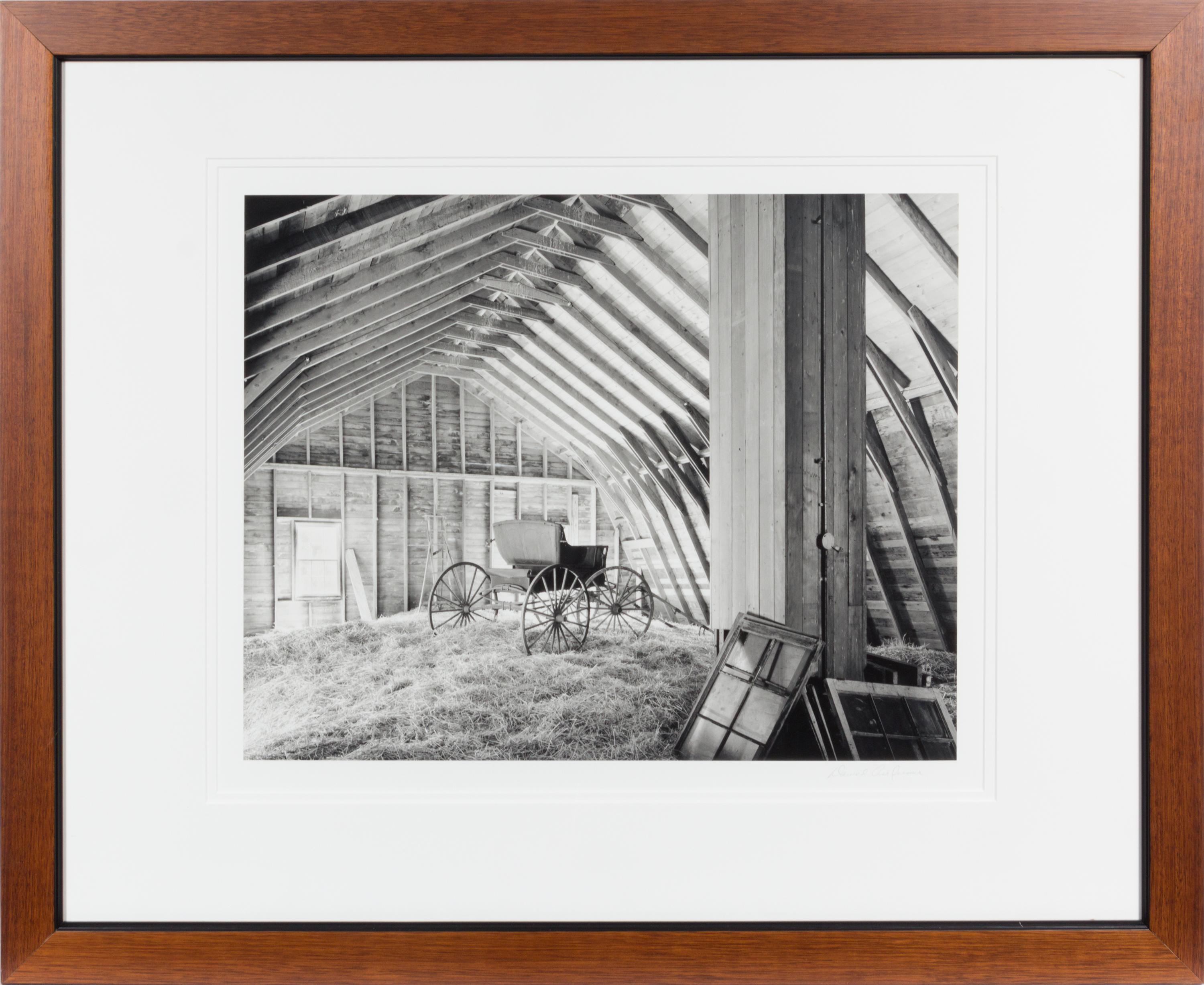 Daniel B. Anderson, (20th century), Buggy in Straw Loft