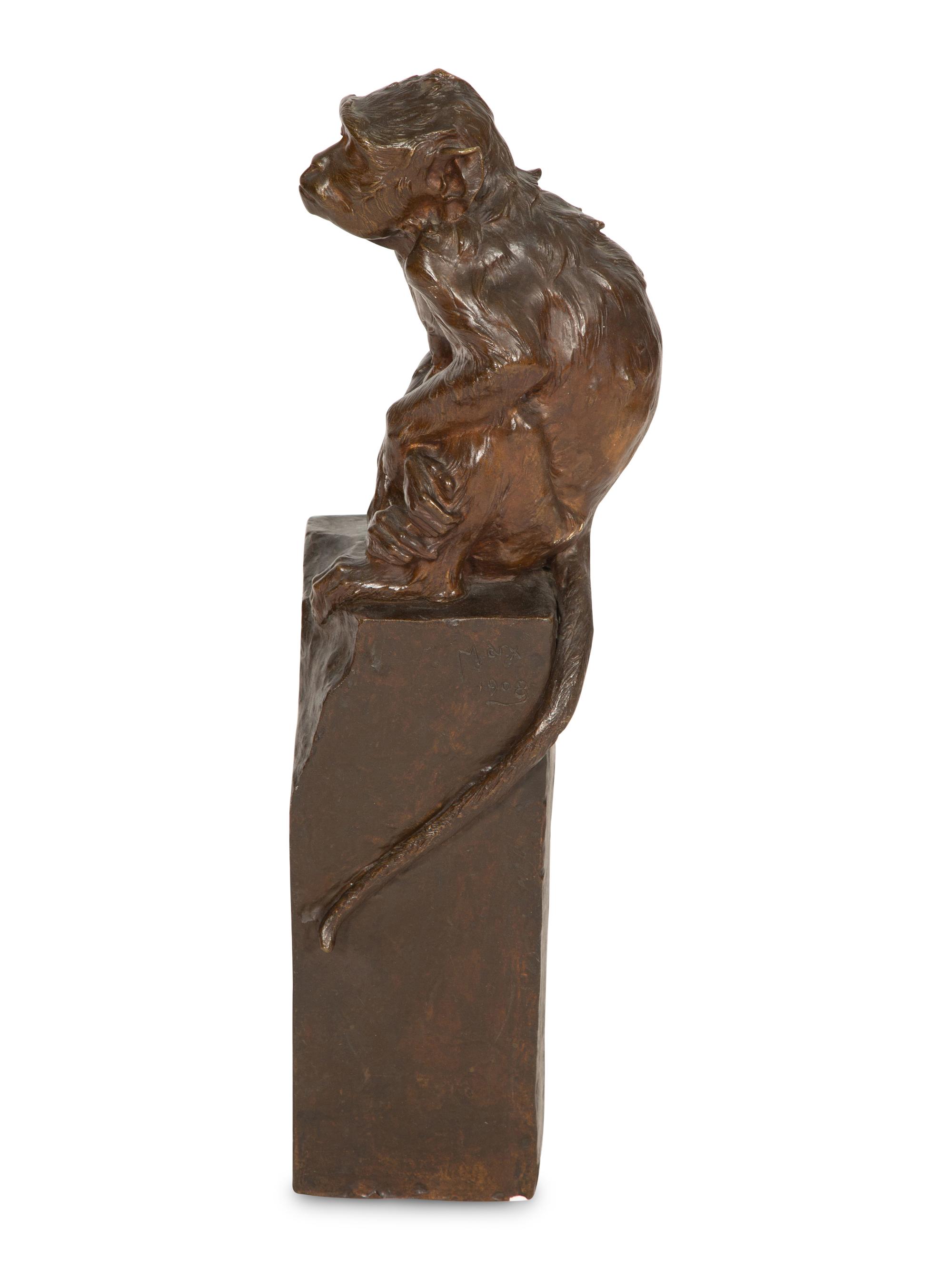 Singe pensif, 1908