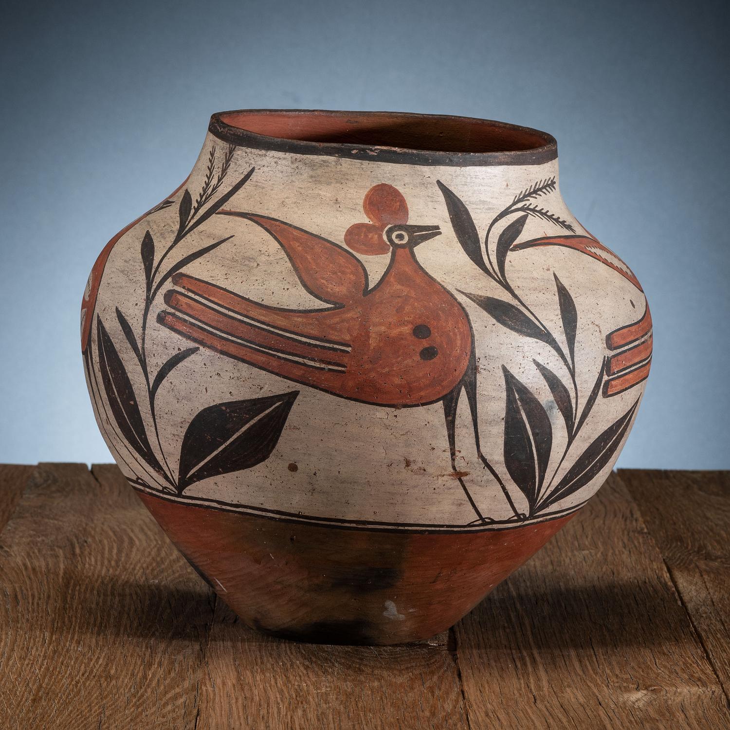 Zia Polychrome Pottery Olla