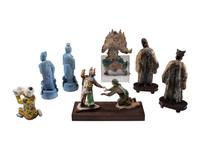 Eight Chinese Ceramic Figures
