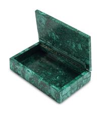 A Group of Four Malachite Boxes