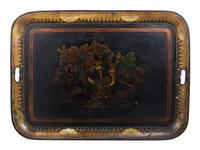 Five Victorian Trays Width of widest 30 inches. — 19th/20th CENTURY