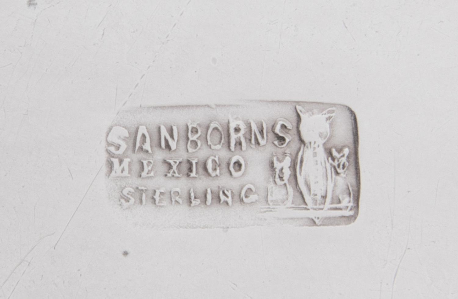 A Mexican Silver Serving Dish