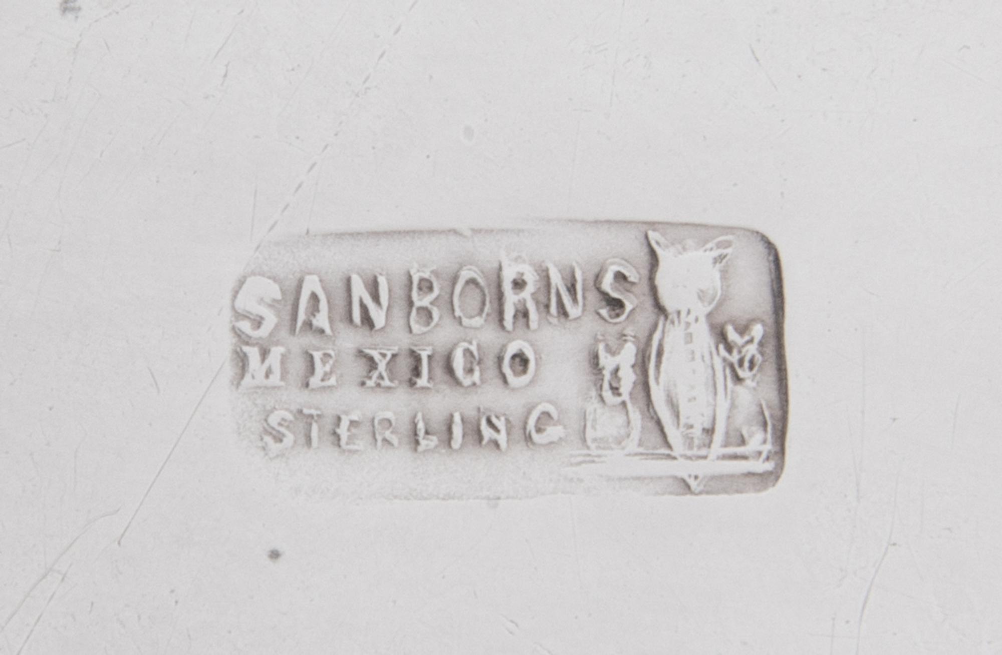A Mexican Silver Serving Dish