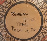 Bowl with Geometric Designs