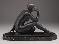 Seated Art Deco Maiden