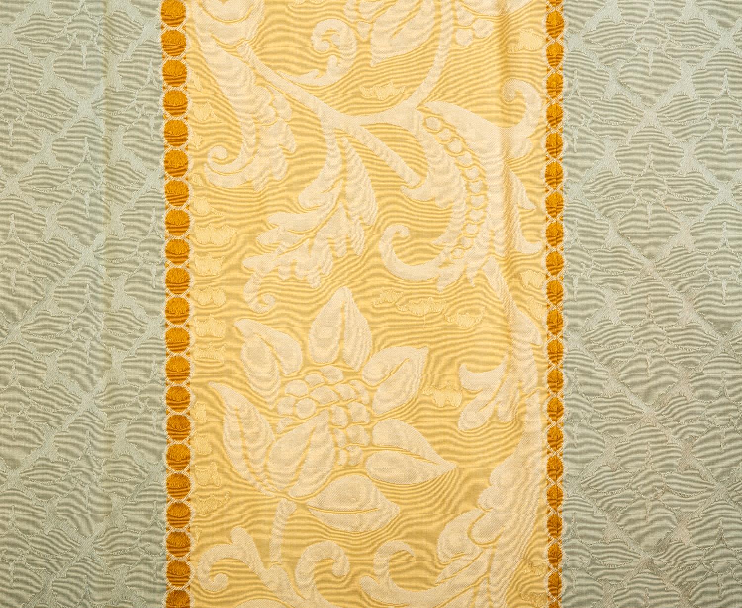 A Set of Six Scalamandré Silk Drapery Panels