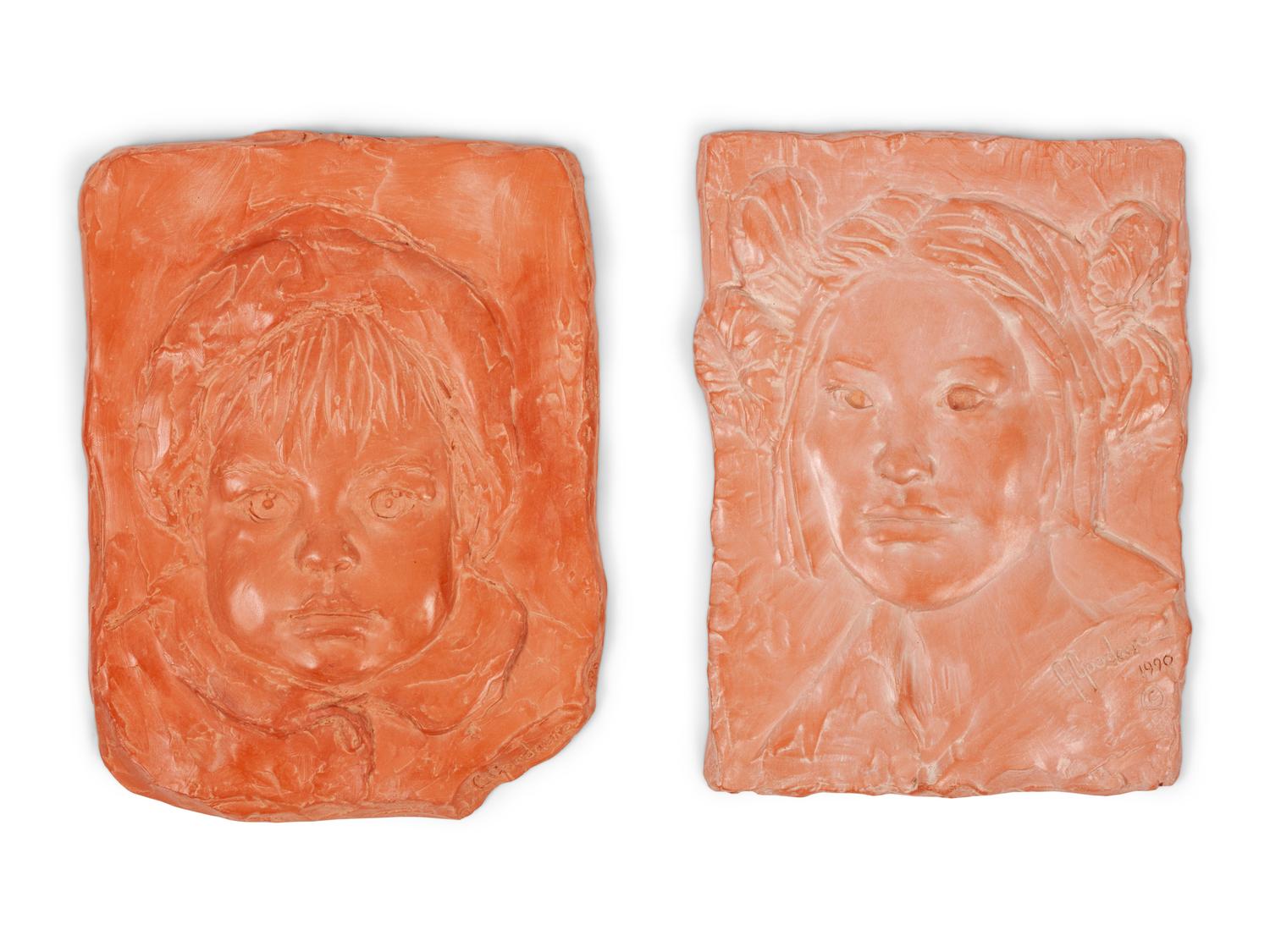 Two Works: Hopi Maiden, 1990 and Winter Babe , 1996