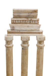 Five Italian Marble Models of Ruins