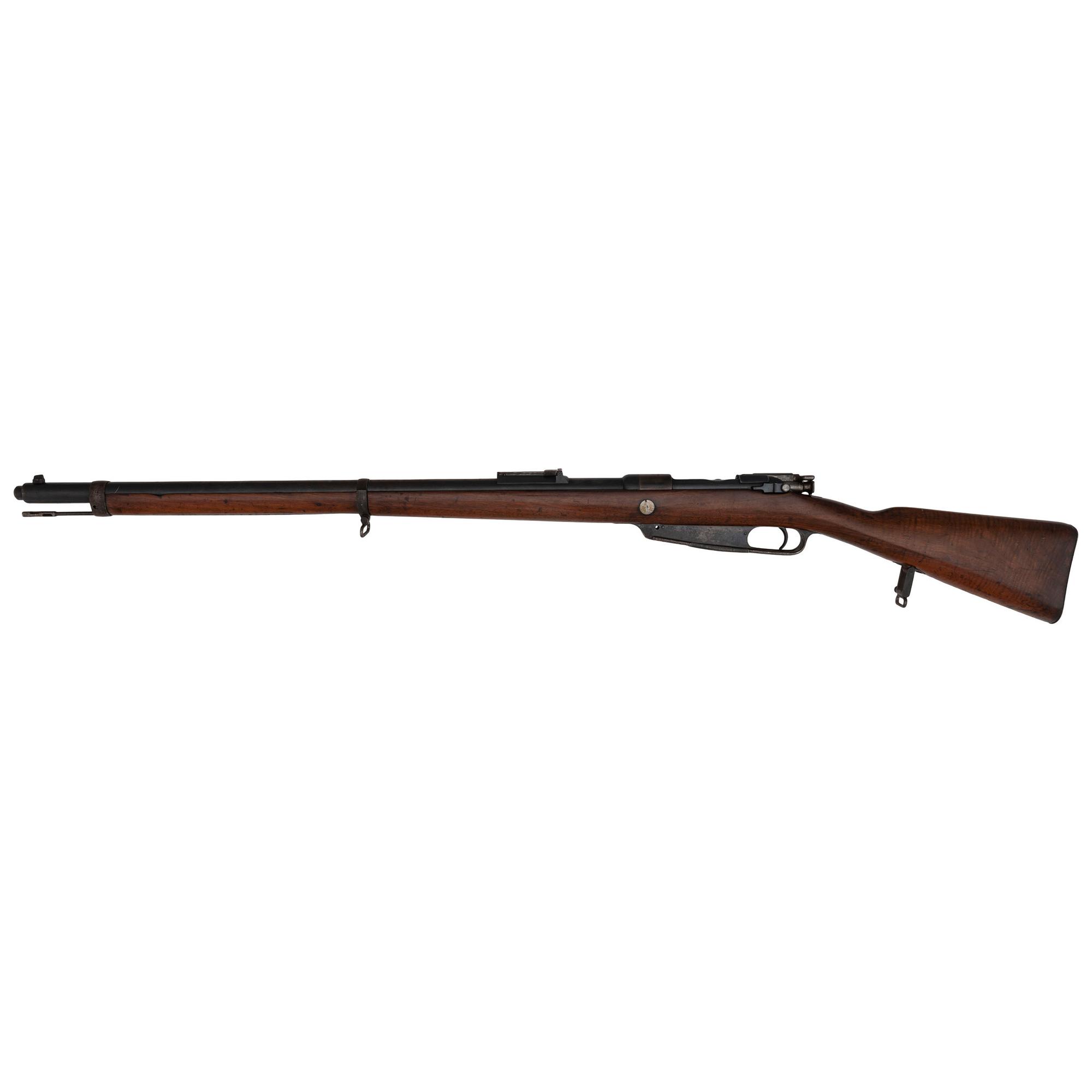 Antique German Gewehr 1888 S Commission Rifle by Erfurt