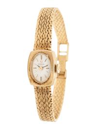 OMEGA, 14K YELLOW GOLD WATCH