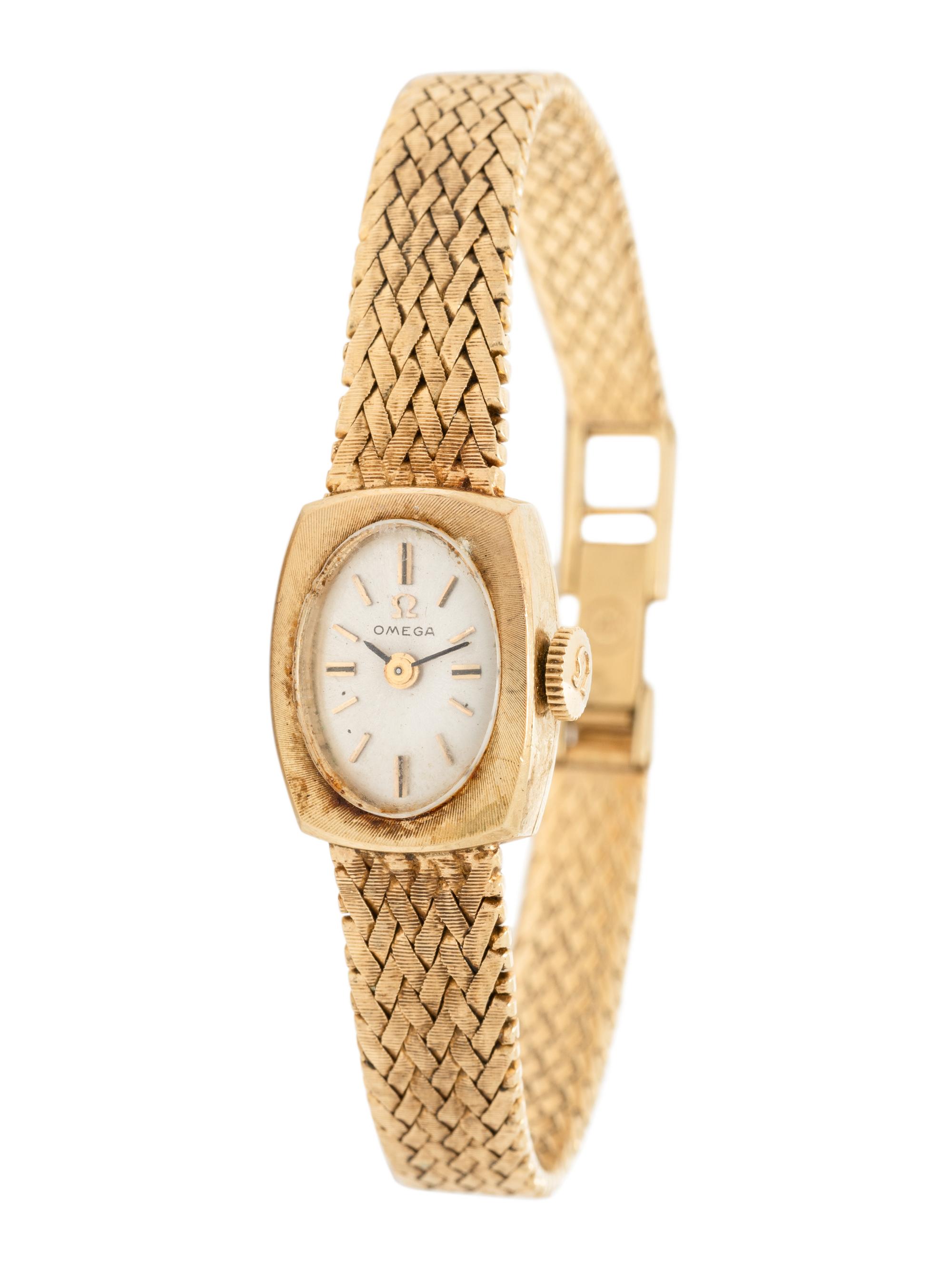 OMEGA, 14K YELLOW GOLD WATCH