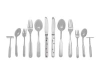 Two Danish Silver and Enamel Child's Cutlery Sets