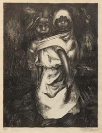 David Alfaro Siqueiros, (Mexican, 1896–1974), Nina madre, 1956