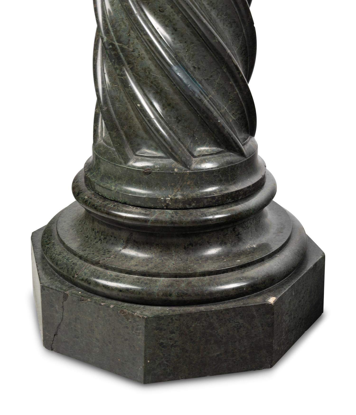 A Continental Marble Pedestal