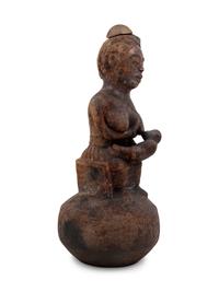 A Hemba Terracotta Maternity Figure