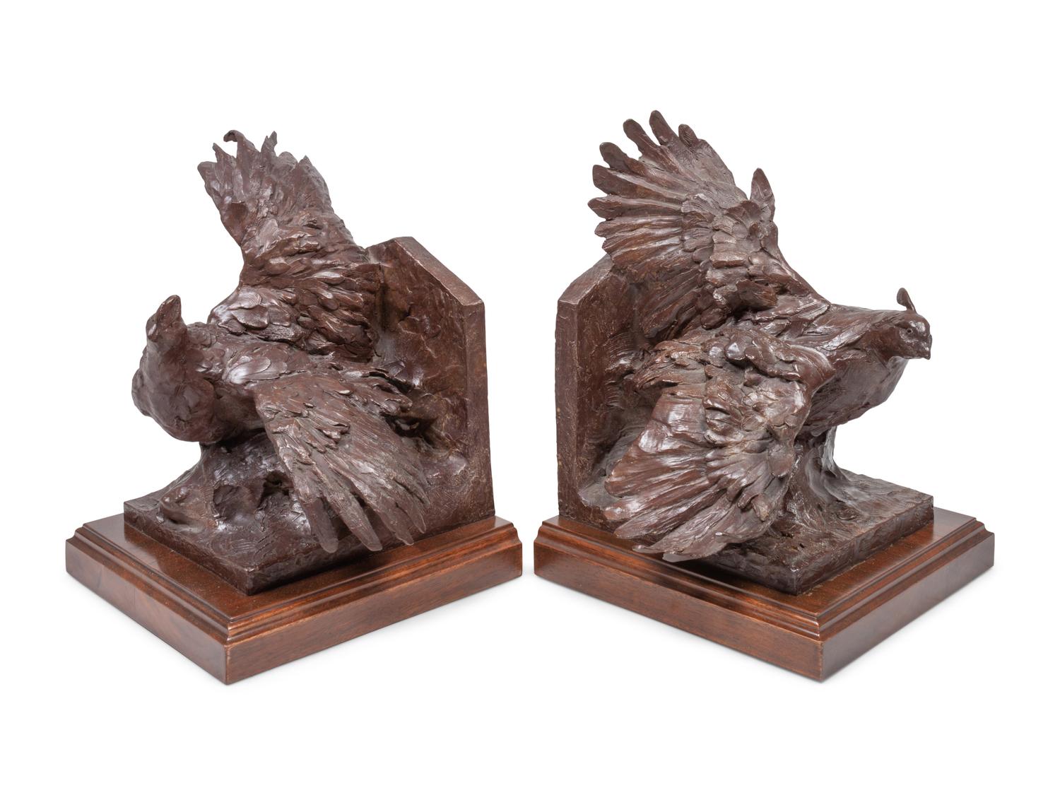 Pair of Partridge Bookends, edition 3/65