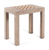 A Suede Upholstered Game Table