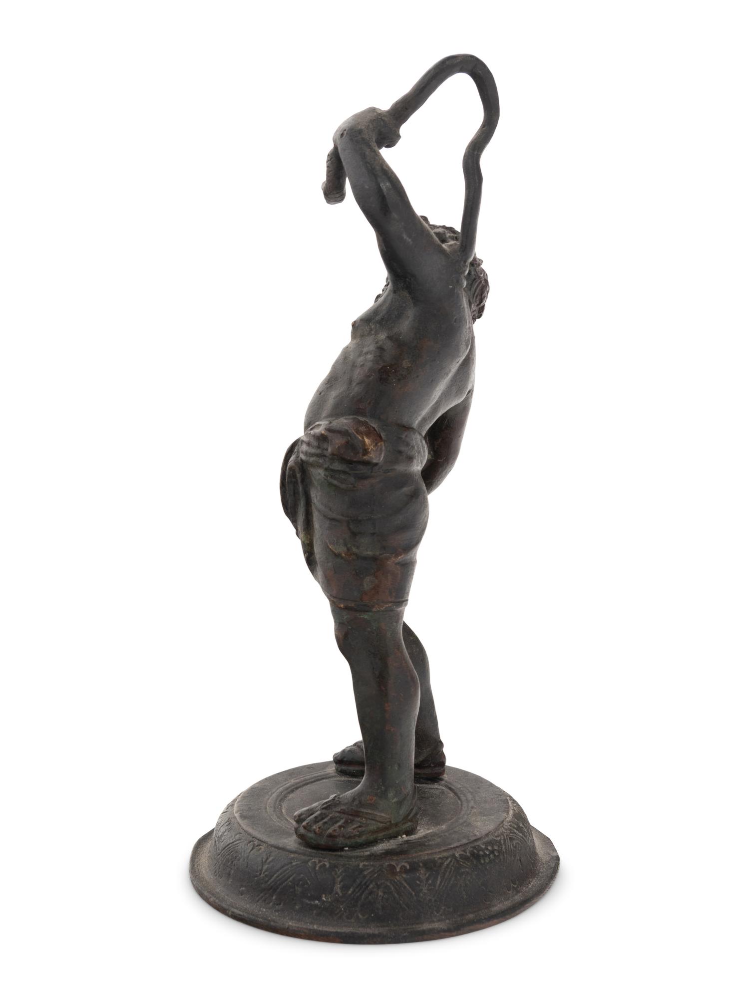 A Grand Tour Bronze Figure of Silenus