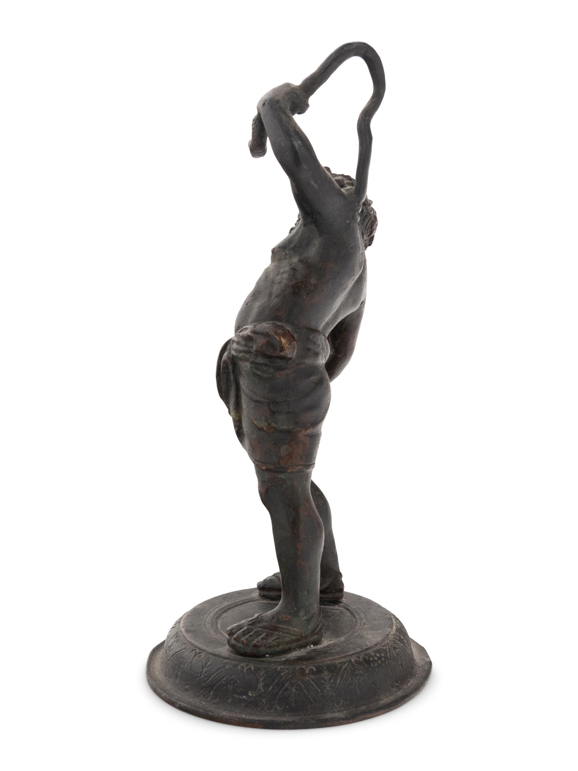 A Grand Tour Bronze Figure of Silenus