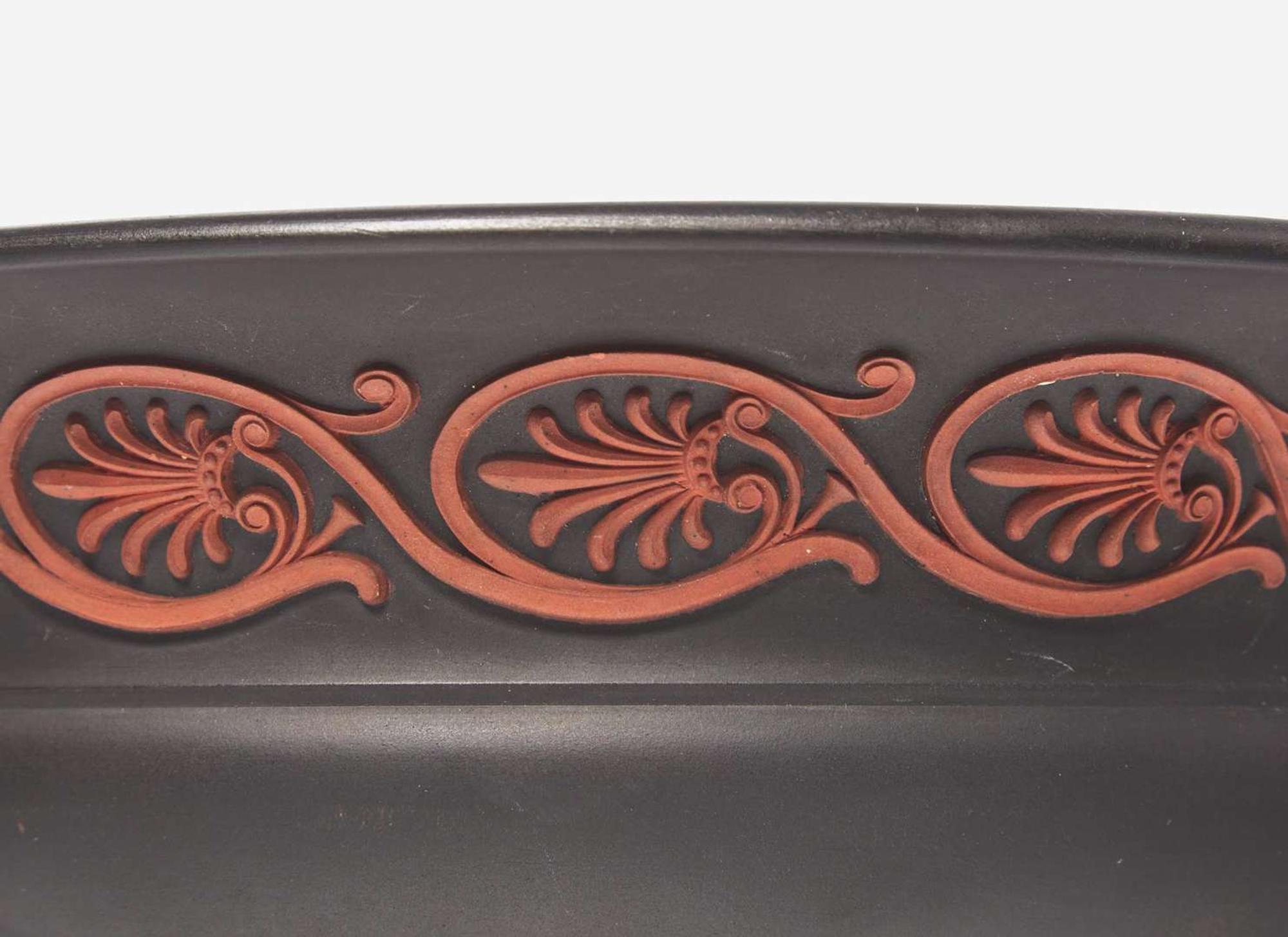 A Wedgwood Black Basalt Handled Bowl, UK, early 19th century