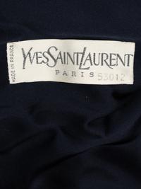 Yves Saint Laurent Haute Couture Wool Coat with Fur Trim, 1976