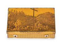 A Musical Movement in a Tin Transfer Box