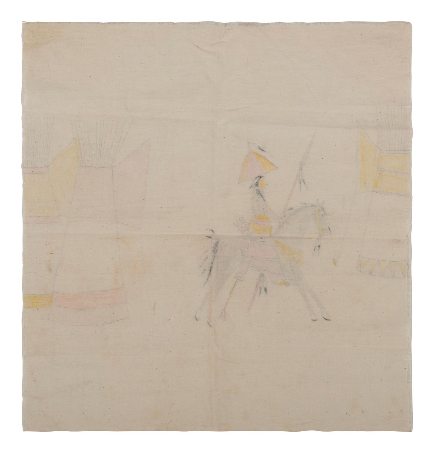 Contemporary Ledger Drawings on Muslin