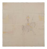 Contemporary Ledger Drawings on Muslin
