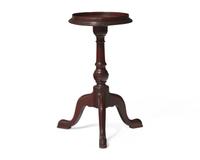 A George III mahogany kettle stand, circa 1760