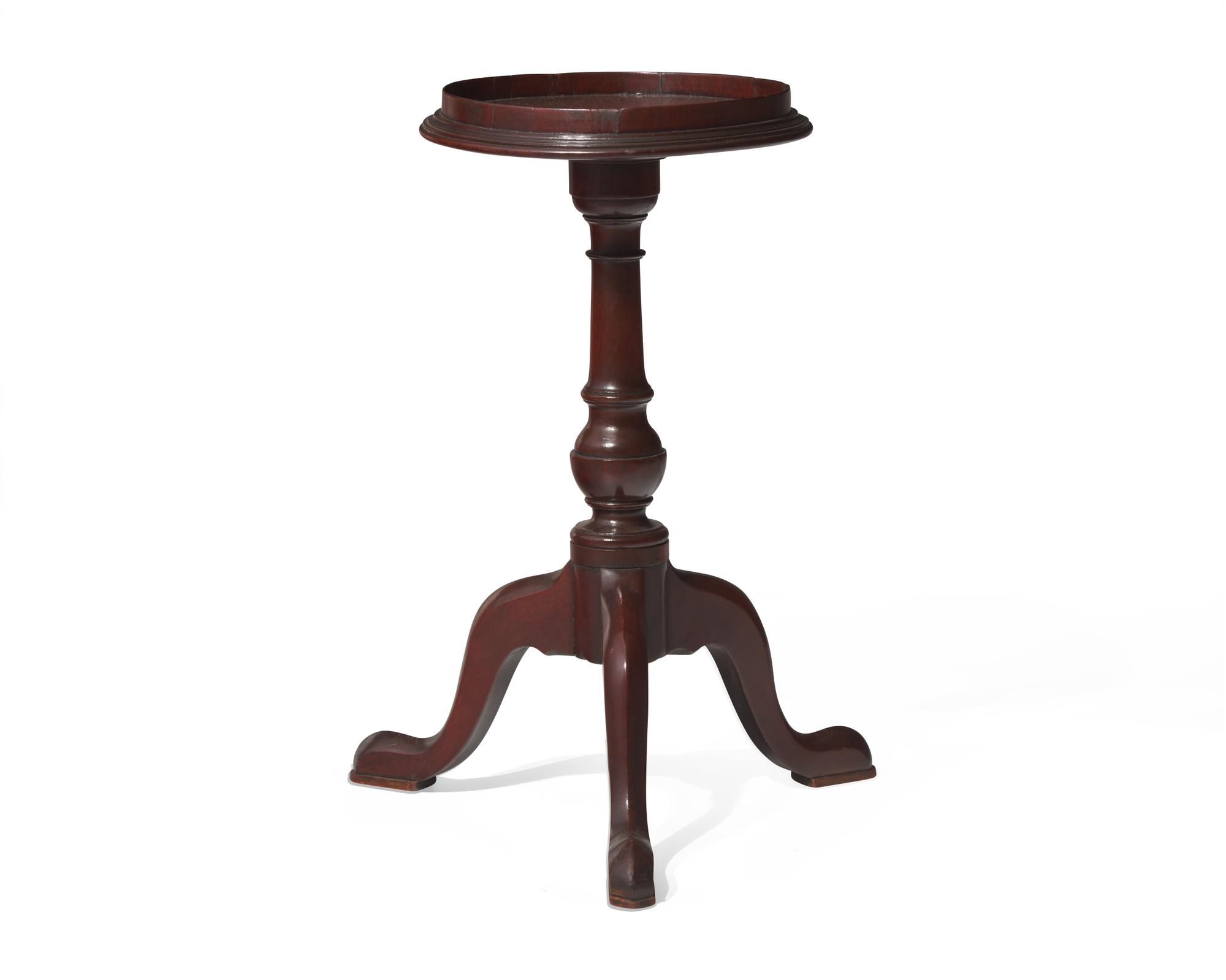 A George III mahogany kettle stand, circa 1760