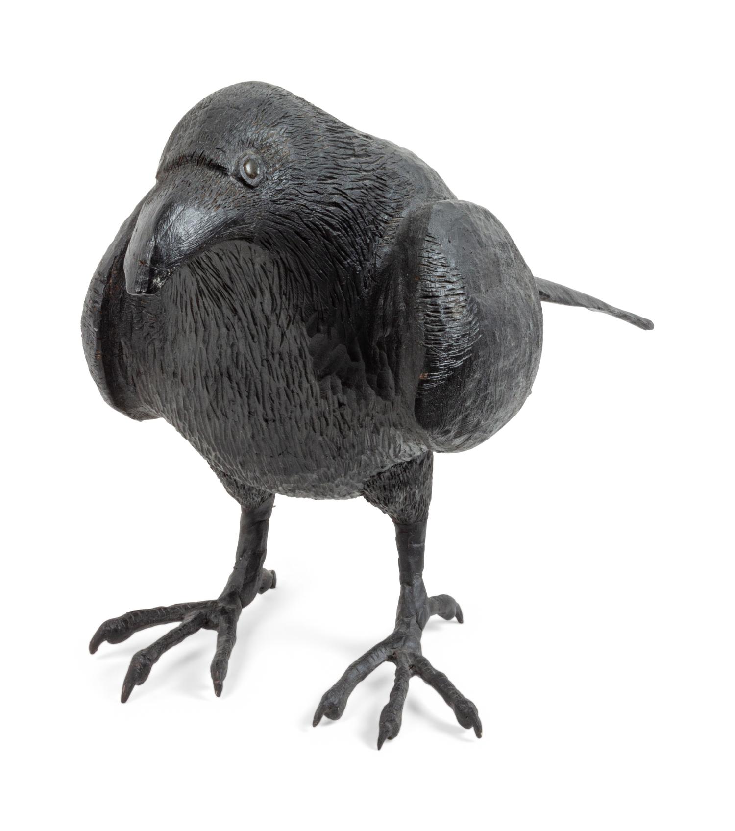Three Folk Art Carved Birds