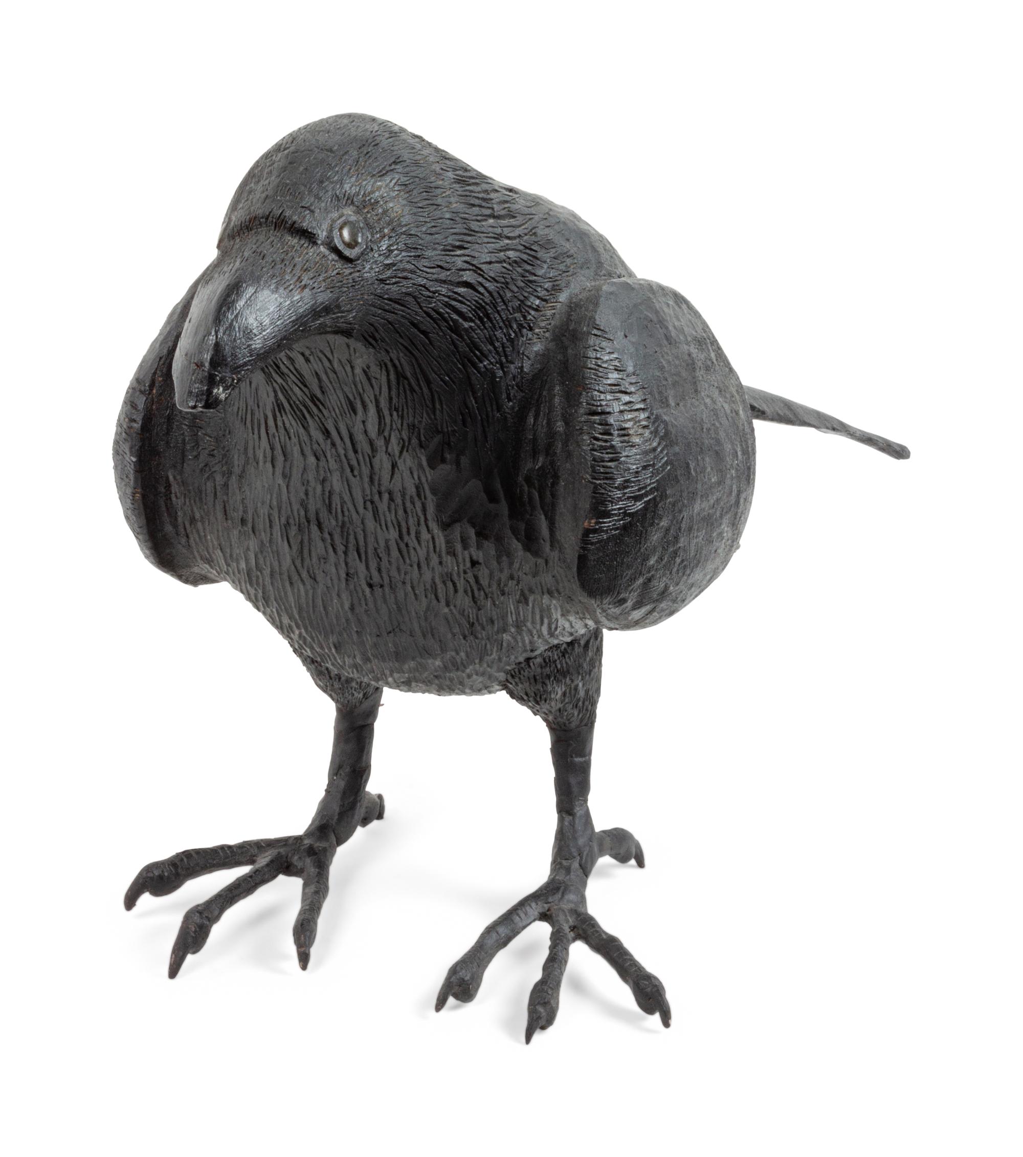 Three Folk Art Carved Birds