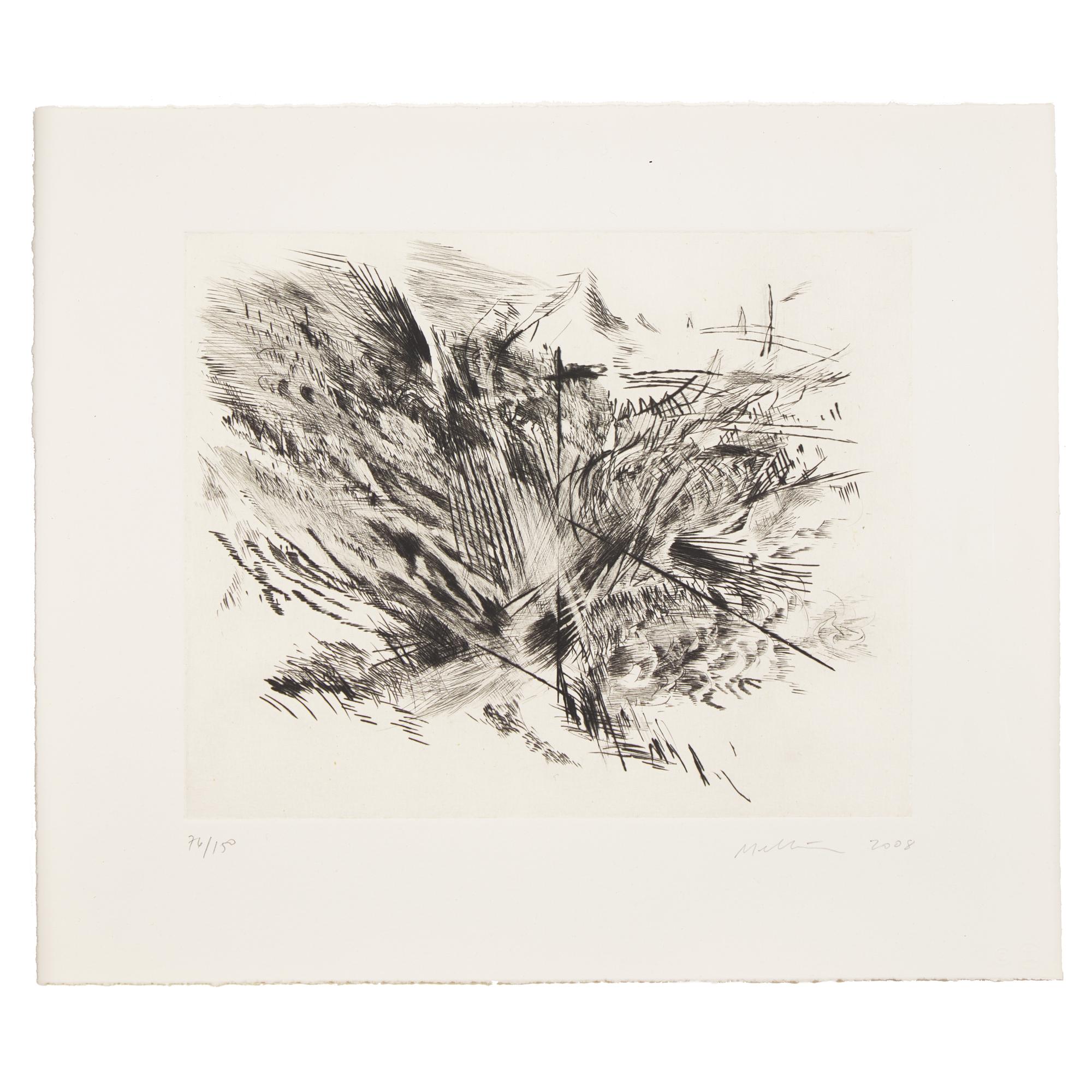 Julie Mehretu (Ethiopian, b. 1970) — Untitled I (Amulets) (from Artists for Obama ), 2008