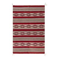 Navajo Weaving AND Hopi Brocaded Sash