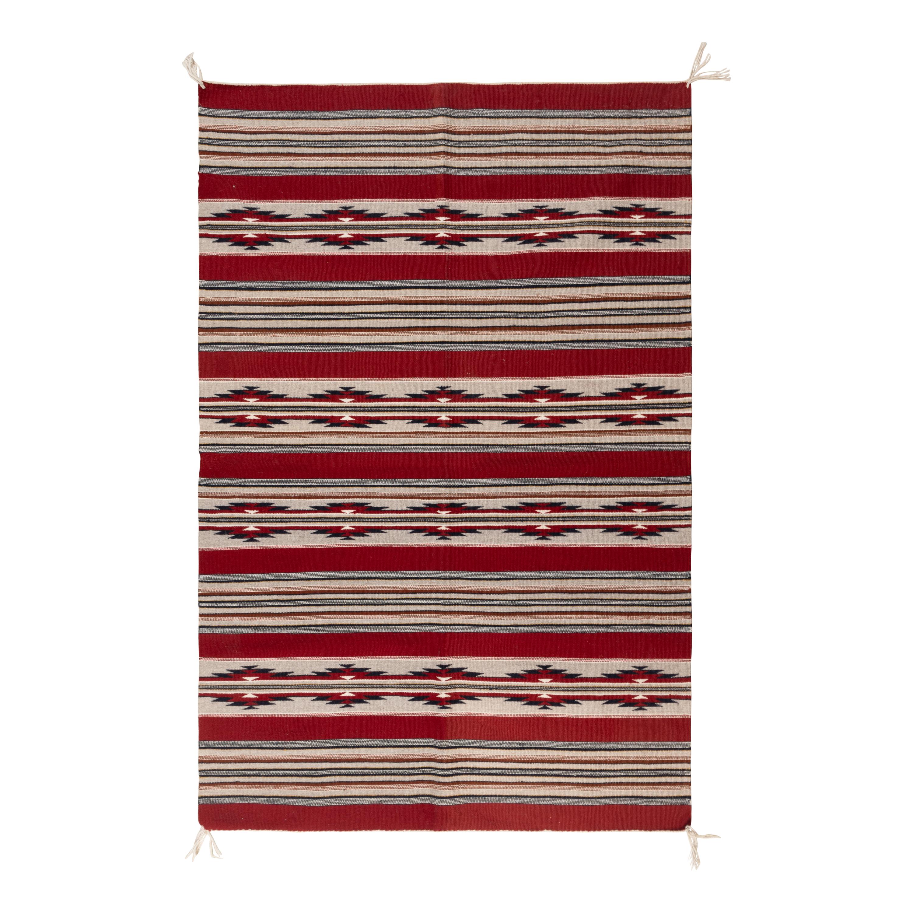 Navajo Weaving AND Hopi Brocaded Sash