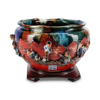 A Large Japanese Sumida Gawa Jardinière