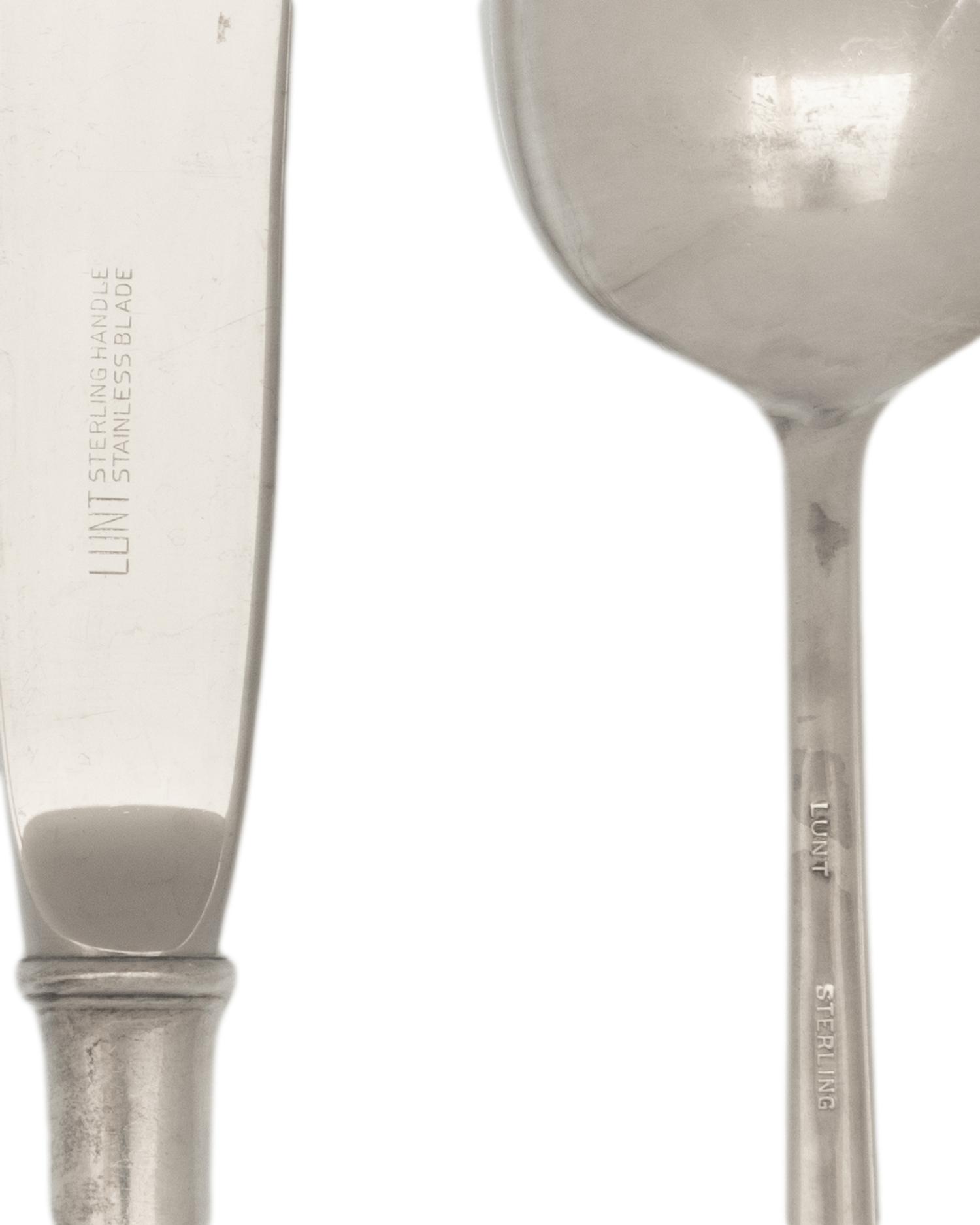 An American Silver Flatware Service