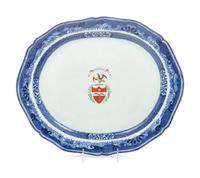 A Chinese Export Porcelain Armorial Platter