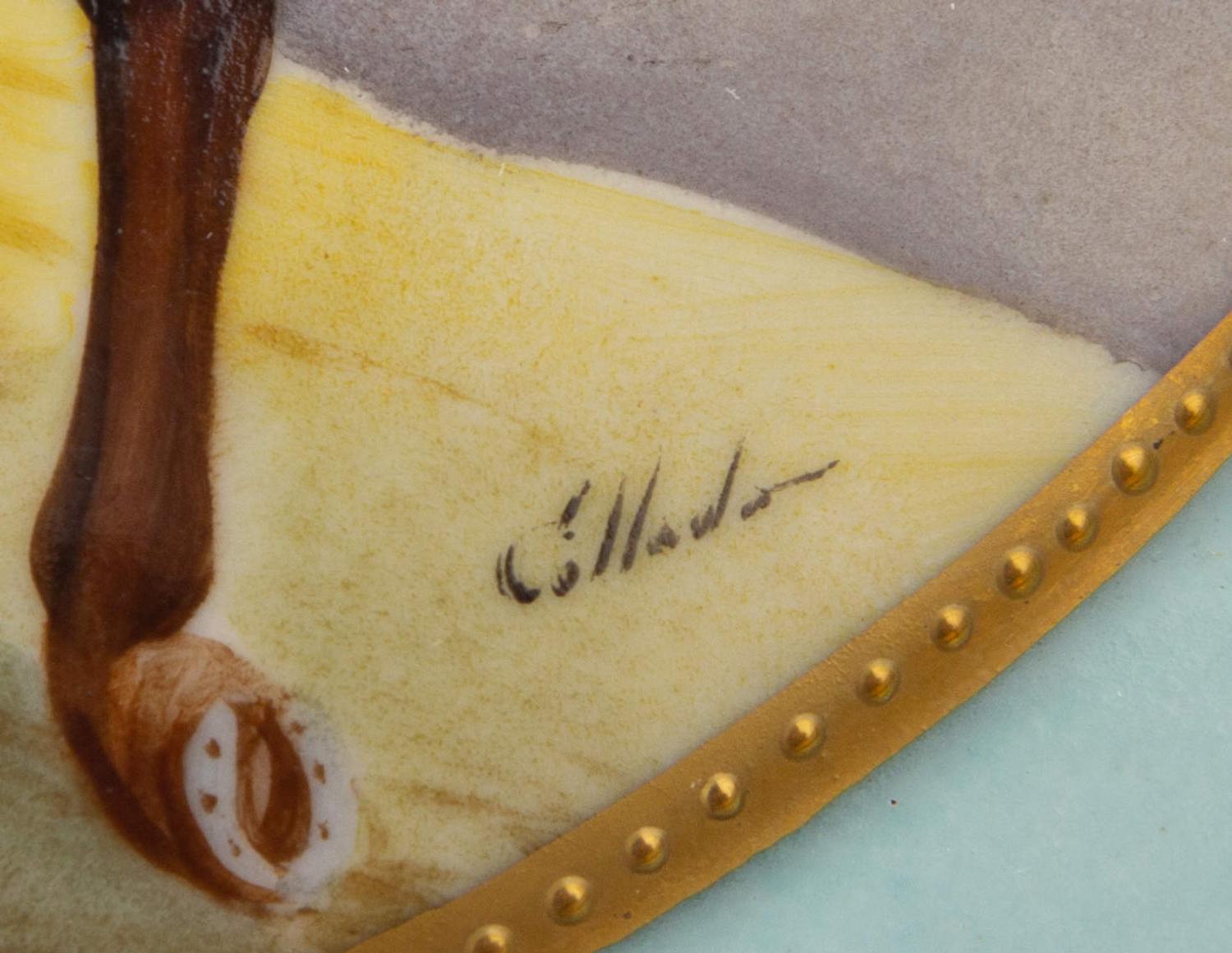 A Continental Porcelain Plaque