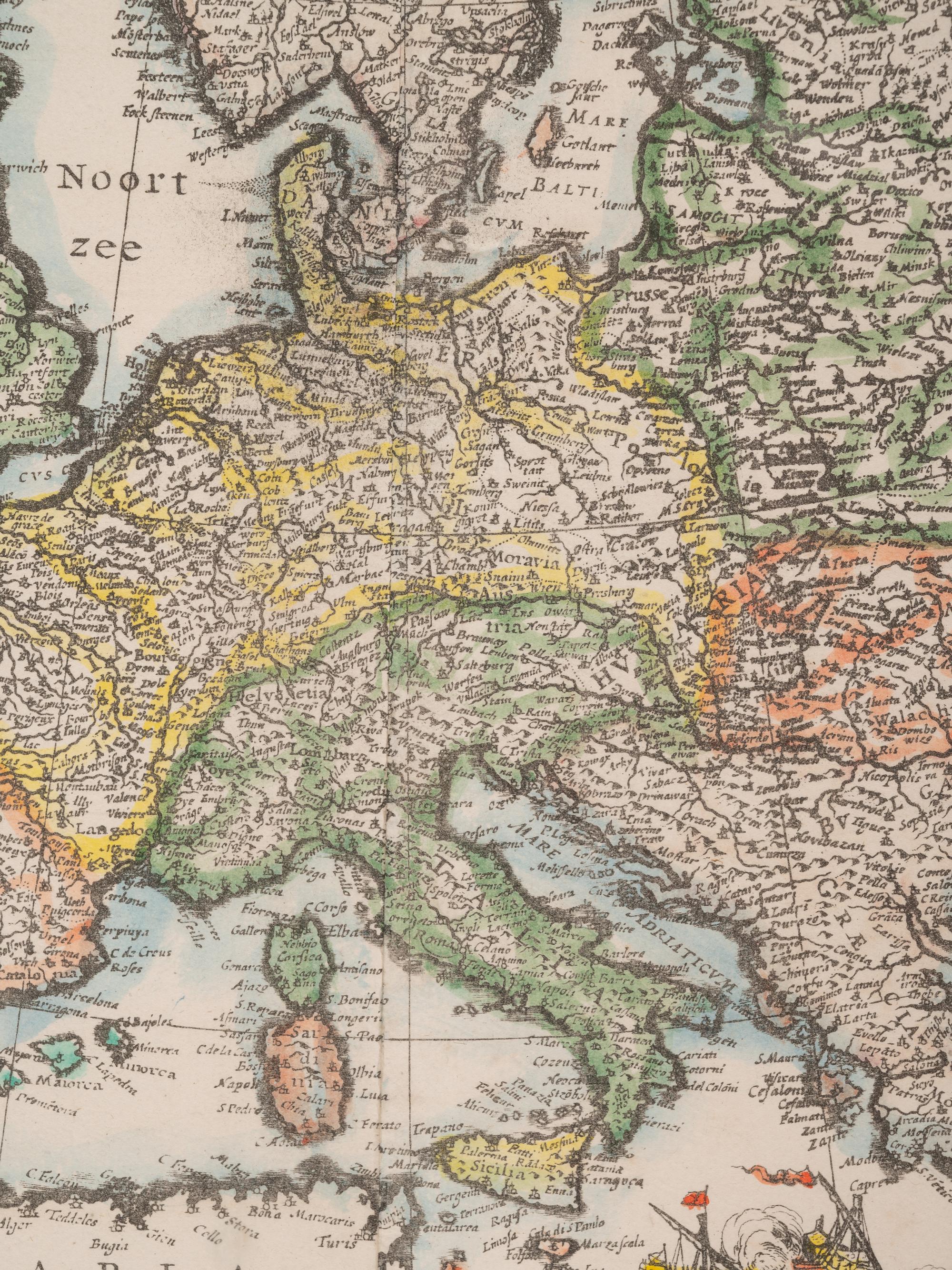 BLAEU, Willem Europa Recens Descripta. The Netherlands, 1617.