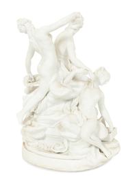 A Sèvres Bisque Porcelain Toilette de Venus Figural Group