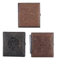 [CIVIL WAR]. A group of 3 tintypes and 2 CDVs featuring war era and postwar soldiers, including: