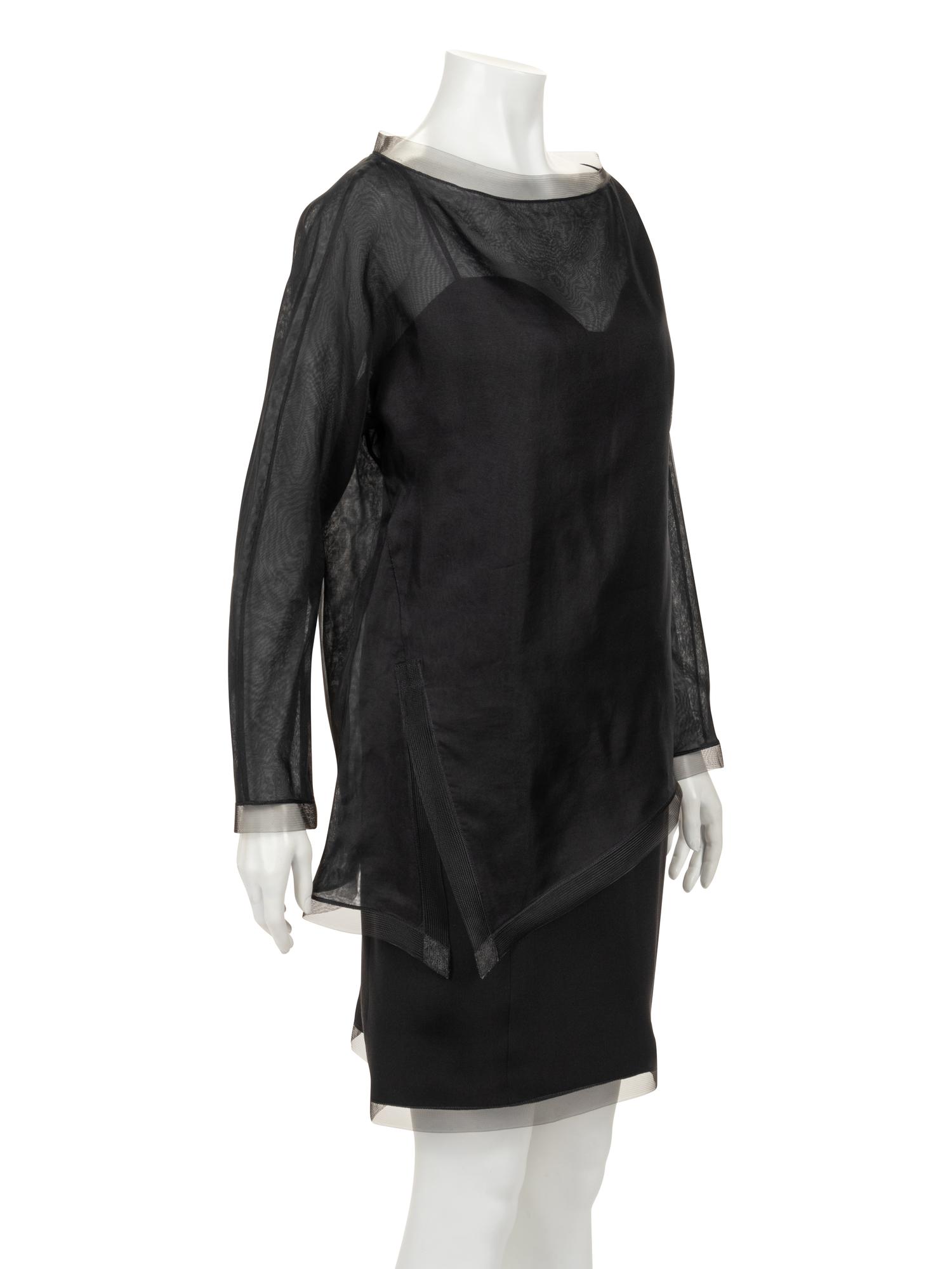 Three Geoffrey Beene Items: Two Dresses and One Top, 1990s