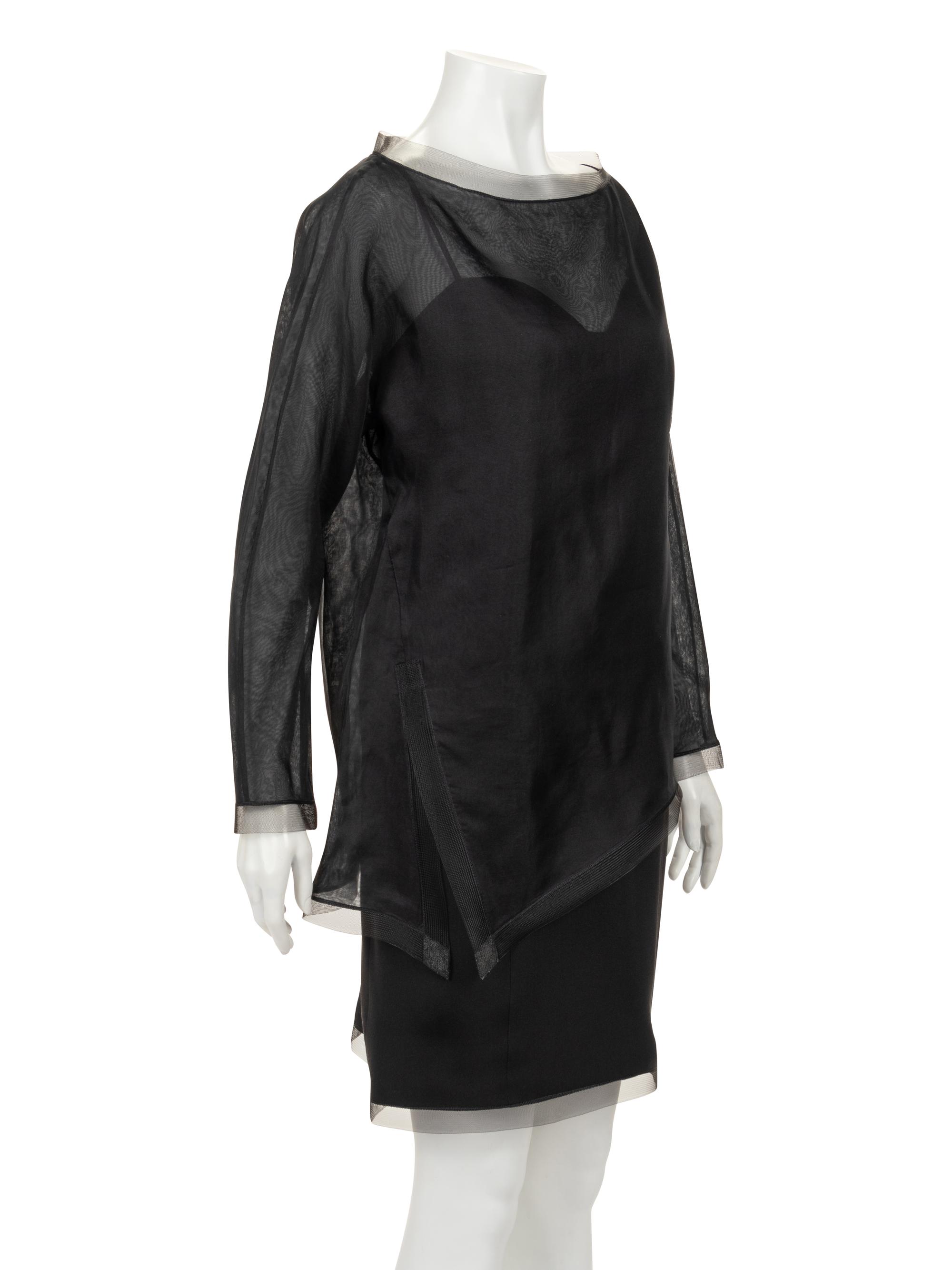 Three Geoffrey Beene Items: Two Dresses and One Top, 1990s