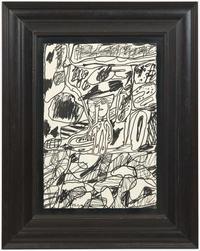 Jean Dubuffet (French, 1901-1985) - Paysage avec un Personnage (D379)