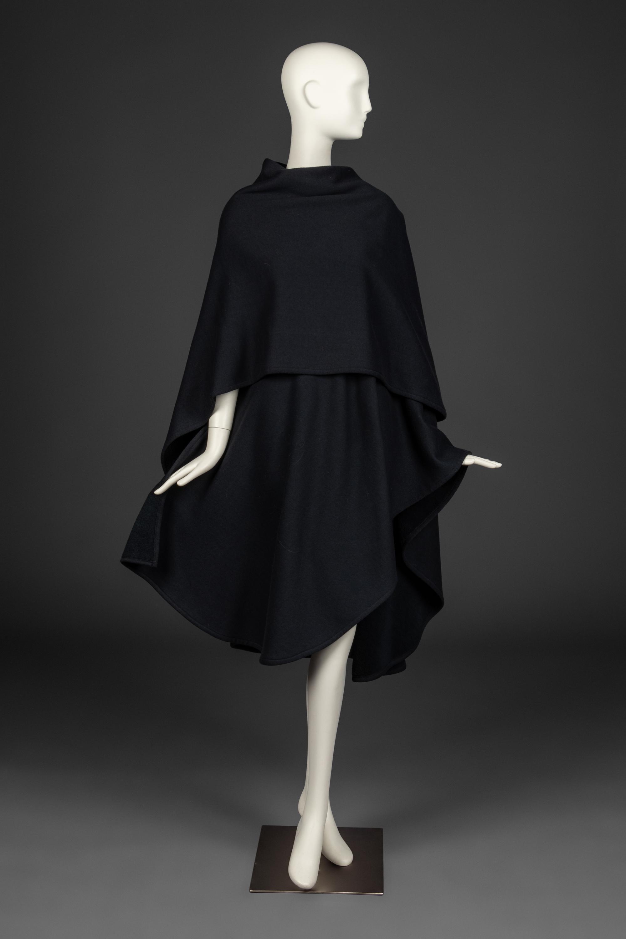 Norma Kamali Jersey Knit Poncho, 1980s