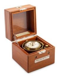 Hamilton, Model 22 U.S. Navy Deck Chronometer Watch, Circa 1943